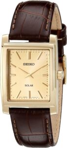 Seiko Men’s Brown Solar Dress Watch